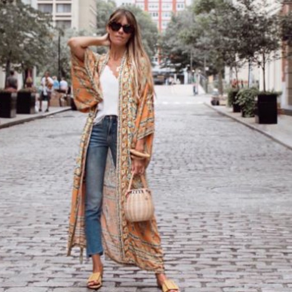 Spell Other - Spell delirium kimono in gold